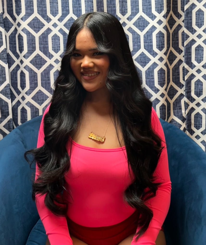 BODY WAVY HAIR STYLE