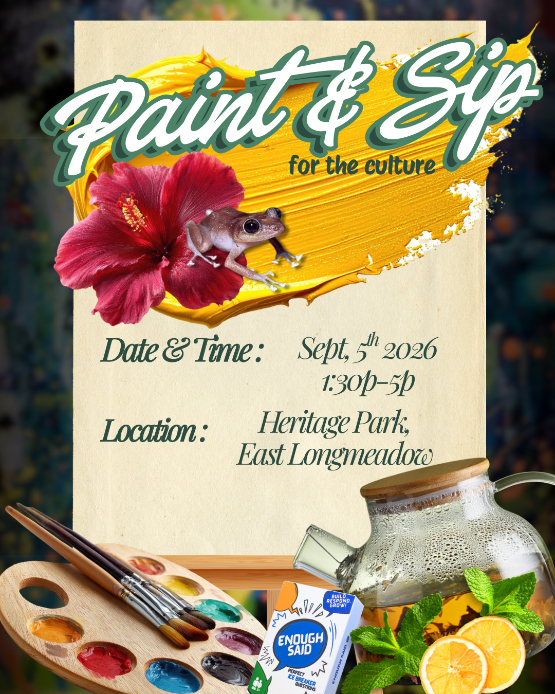 PAINT & SIP FOR THE CULTURE tickets